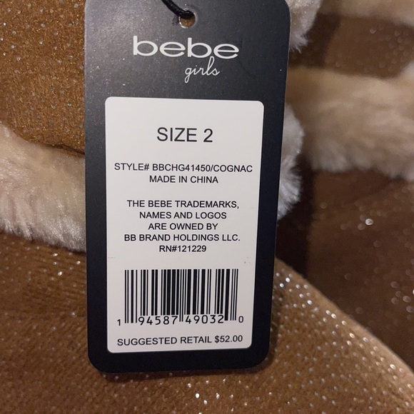 BEBE Shimmered Faux Fur Cozy Boots - Picture 5 of 6